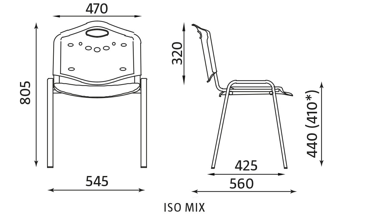 Główna galeria - Krzesło konferencyjne ISO MIX (2)