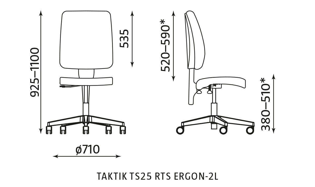 Główna galeria - Krzesło pracownicze TAKTIK TS25 RTS ERGON-2L (7)