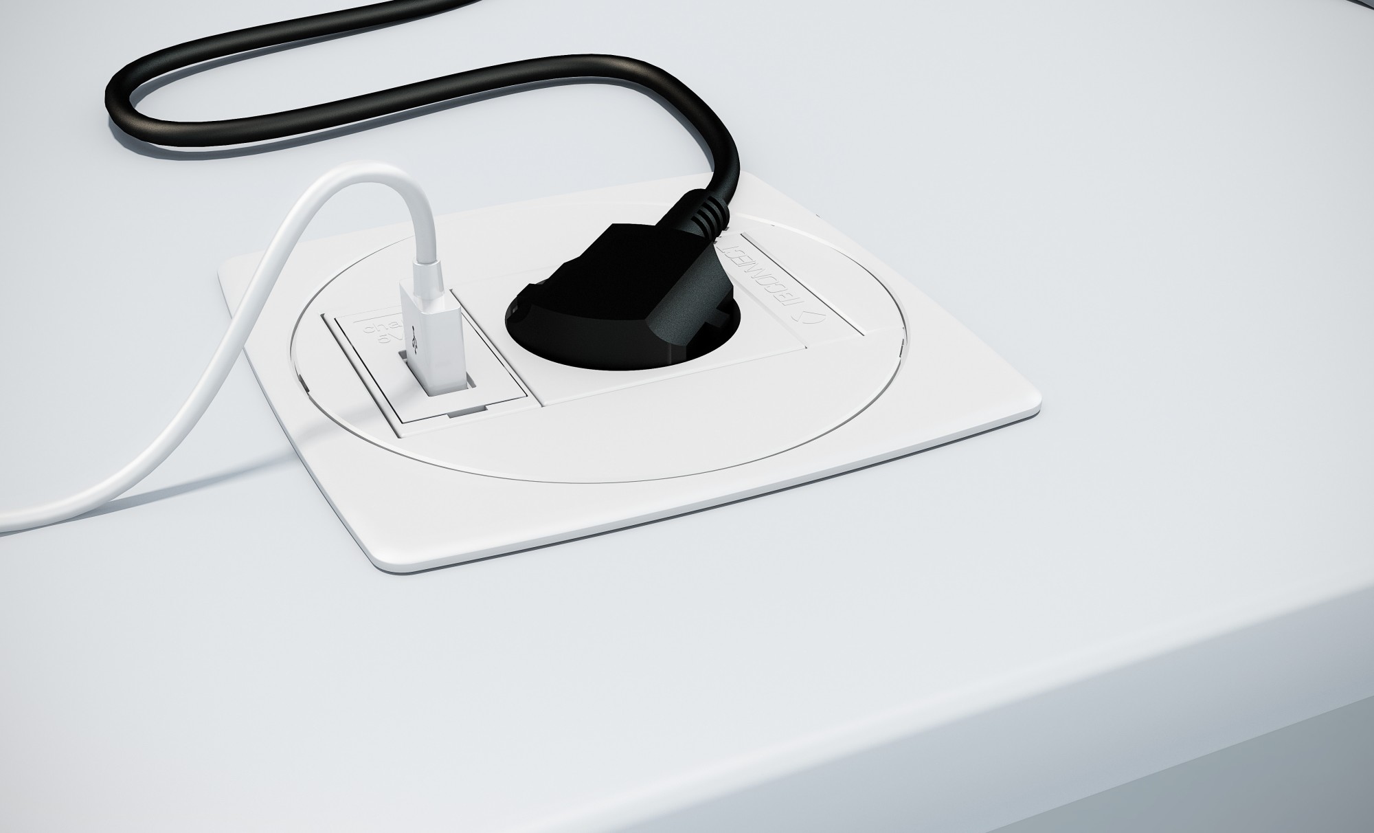 Główna galeria - Gniazdko chowane w blat, Mediaport IBCONNECT UNIT (2)