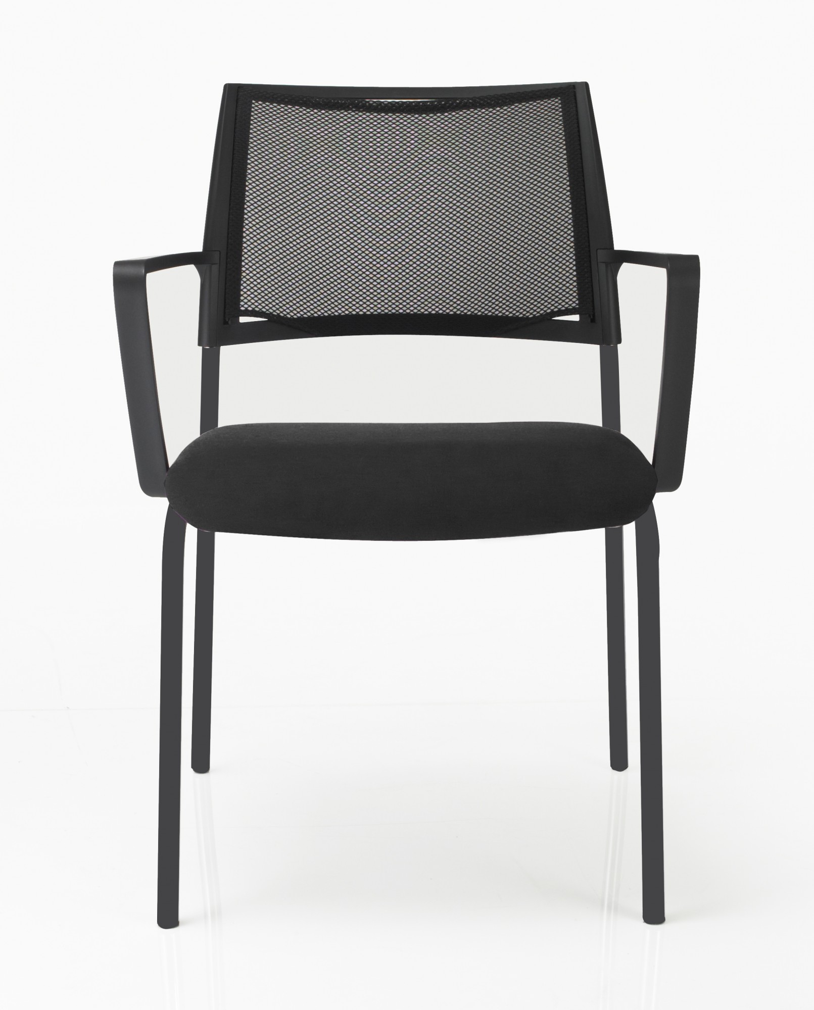 Krzesło konferencyjne SOYA Nowy Styl - Majencia Ciemno Szare