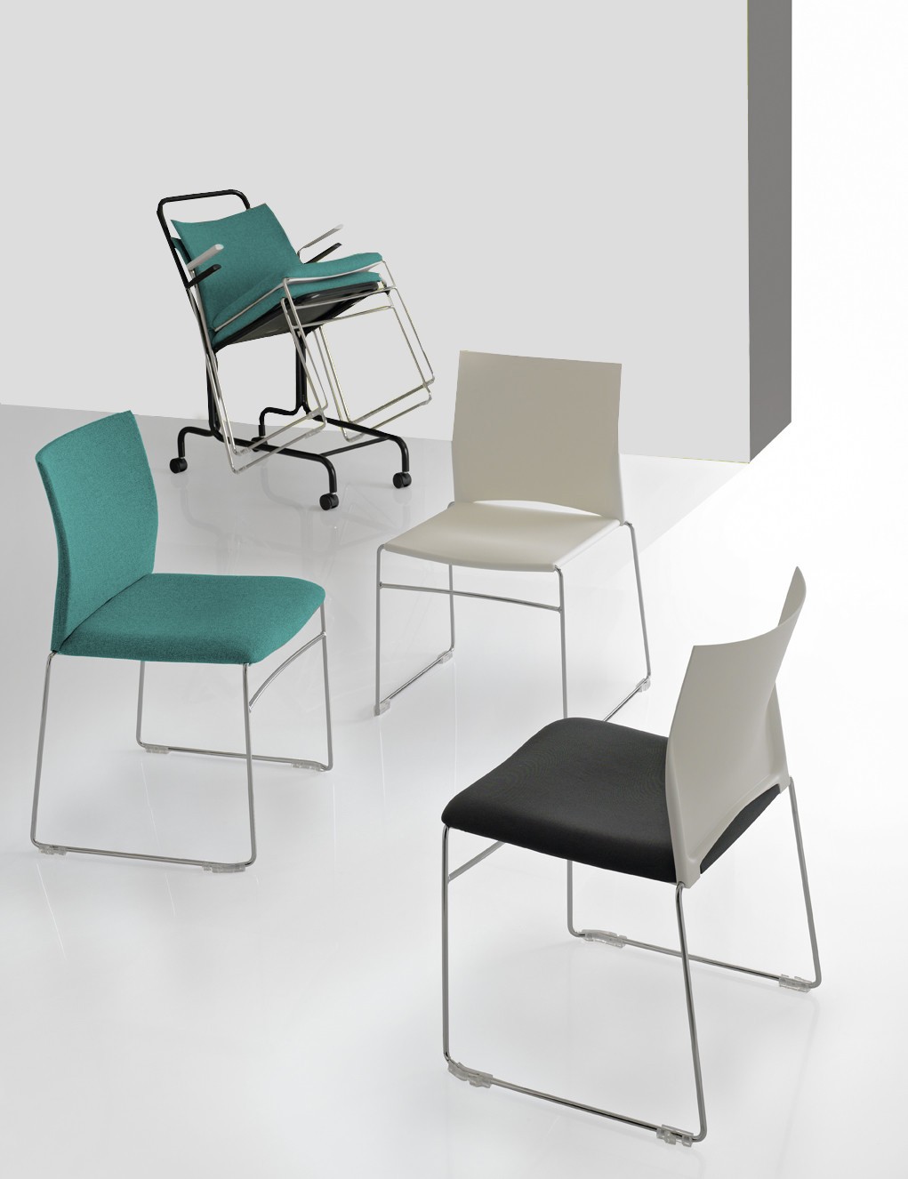 Główna galeria - Krzesło konferencyjne LINE Nowy Styl - Majencia Fioletowe (3)