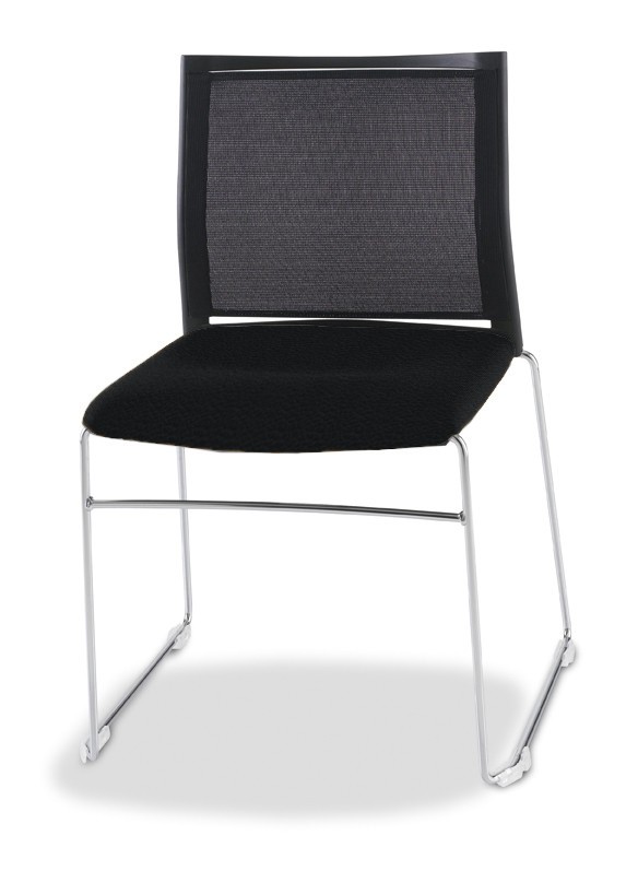 Główna galeria - Krzesło konferencyjne LINE Nowy Styl - Majencia Oparcie siatka Czarne (2)