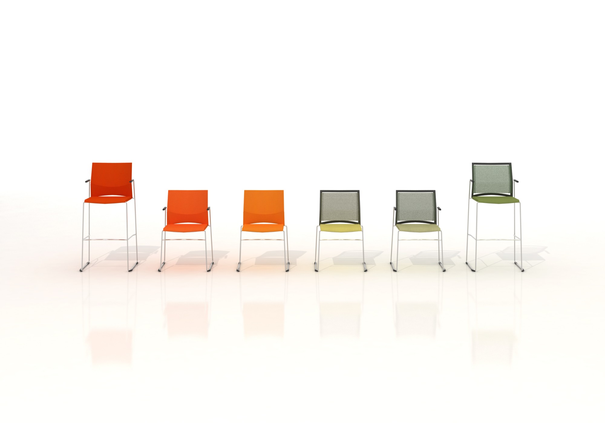 Główna galeria - Krzesło konferencyjne LINE Nowy Styl - Majencia Oparcie siatka Czarne (4)