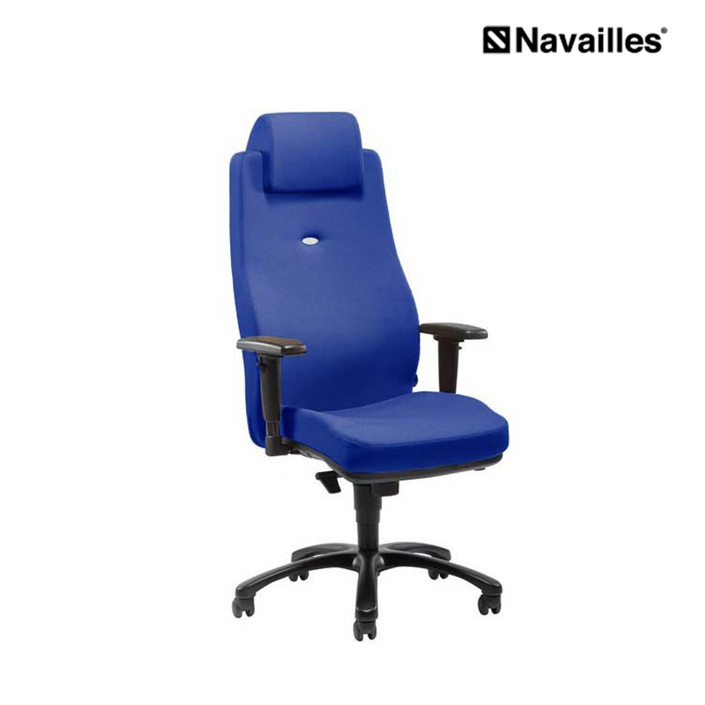 Główna galeria - FOTEL OBROTOWY LEAD ERNEST firmy NAVAILLES Niebieski (2)