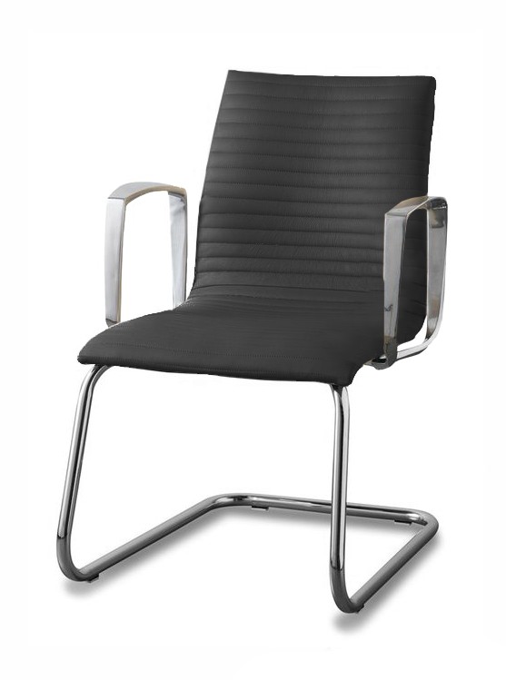 Krzesło konferencyjne CAMBRIDGE firmy MACE - Płoza, Czarne