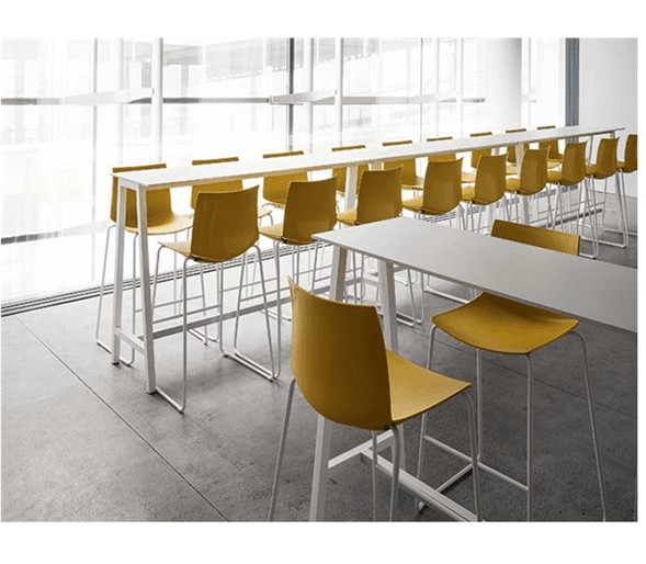 Krzesło barowe / HOKER KANVAS ST-H66 firmy GABER