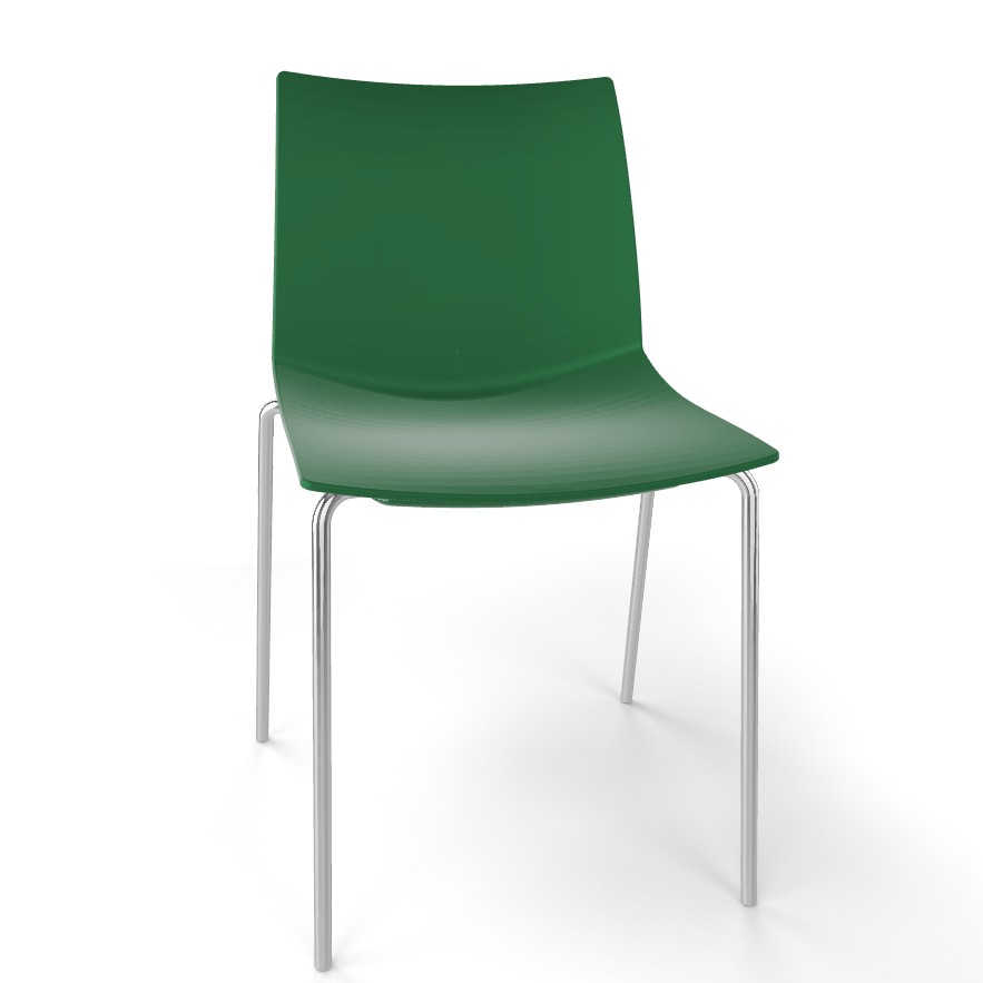 Główna galeria - Krzesło kawiarniane KANVAS NA firmy GABER - Made in ITALY - Czerwone (6)