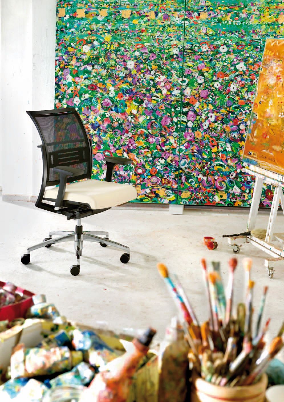 Krzesło obrotowe SITAG WORLD Mesh Zielony, Oparcie siatka