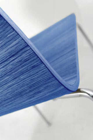 Główna galeria - Krzesło barowe / HOKER BEBO SL 78 firmy SOFTLINE 1979 - Made in ITALY - Niebieski (2)