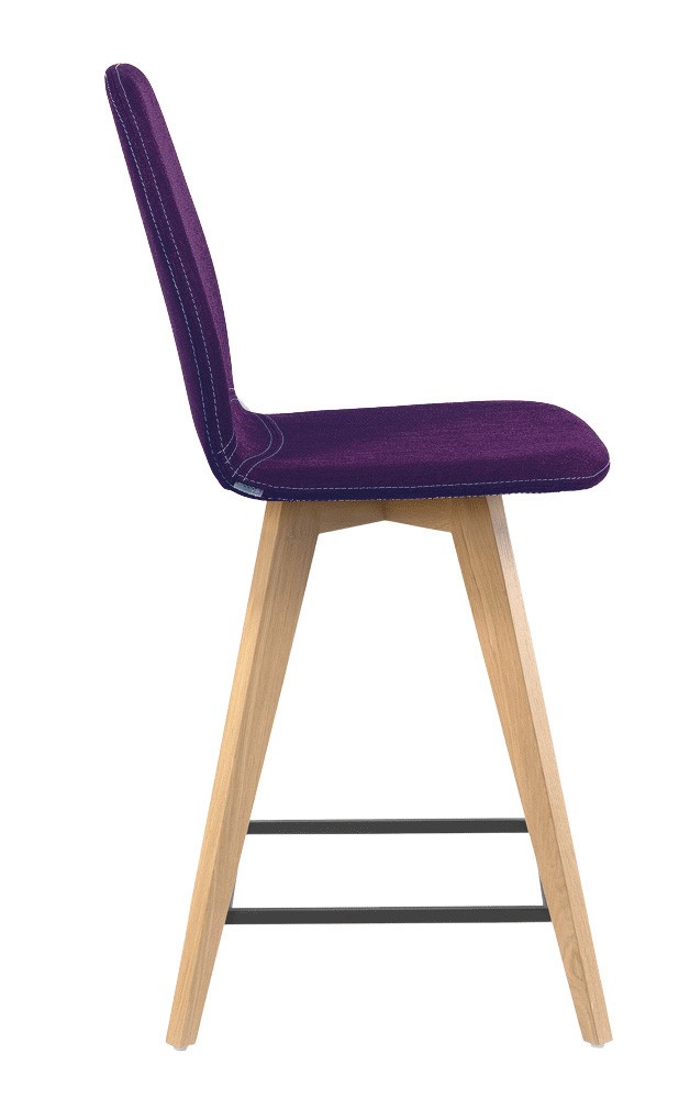 Krzesło barowe / HOKER MOOD 11 firmy MOBITEC - Fioletowe