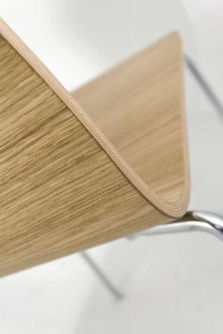 Główna galeria - Krzesło barowe / HOKER BEBO SL 78 firmy SOFTLINE 1979 - Made in ITALY - Dąb Naturalny (2)