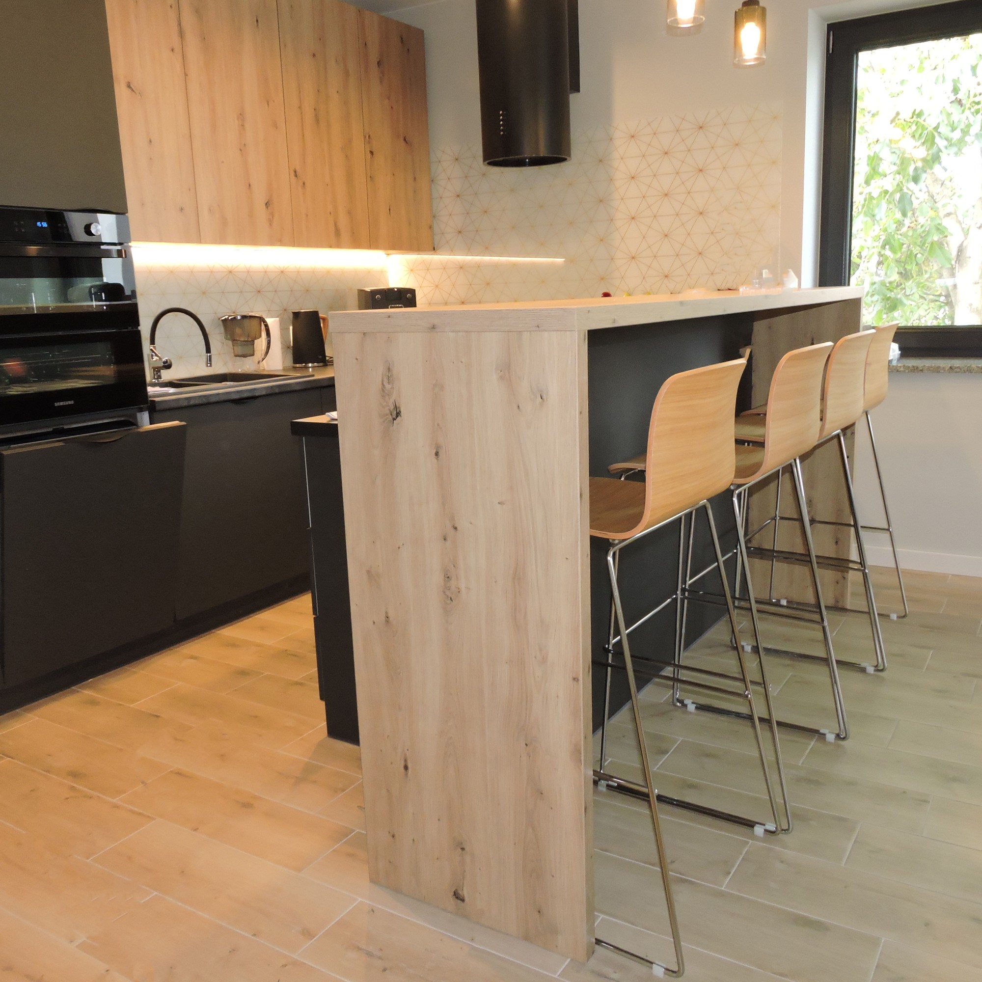 Główna galeria - Krzesło barowe / HOKER BEBO SL 78 firmy SOFTLINE 1979 - Made in ITALY - Dąb Naturalny (4)