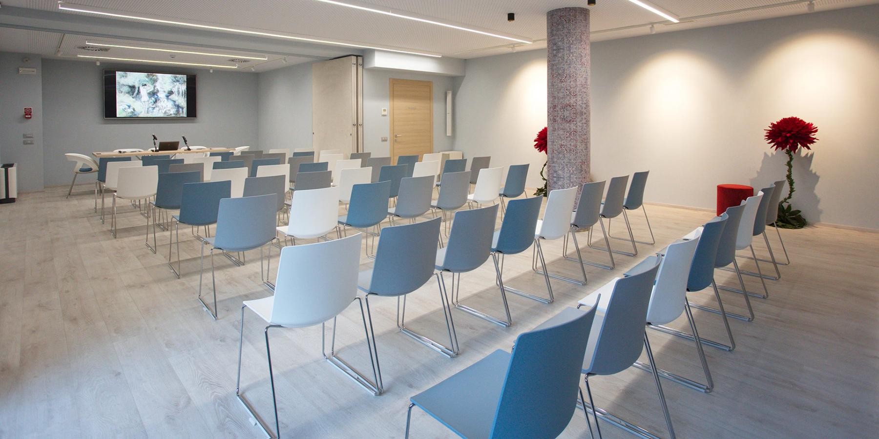 Główna galeria - Krzesło kawiarniane KANVAS NA firmy GABER - Made in ITALY - Białe (4)