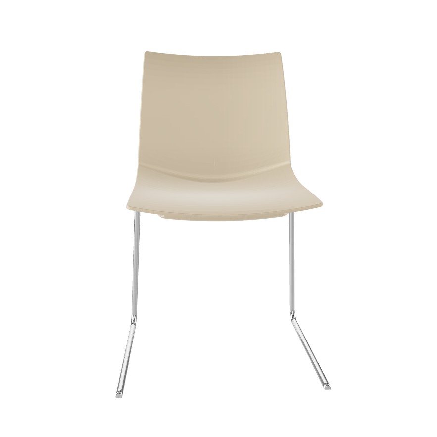 Krzesło kawiarniane KANVAS Z firmy GABER - Made in ITALY - Kolor Piaskowy