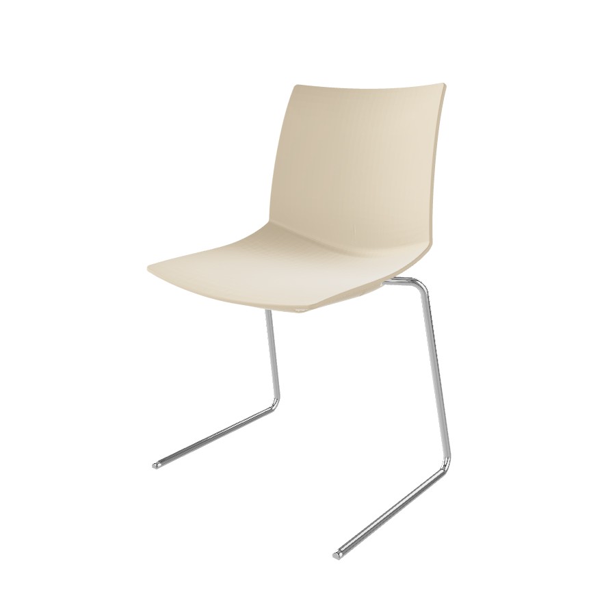 Główna galeria - Krzesło kawiarniane KANVAS Z firmy GABER - Made in ITALY - Kolor Piaskowy (2)