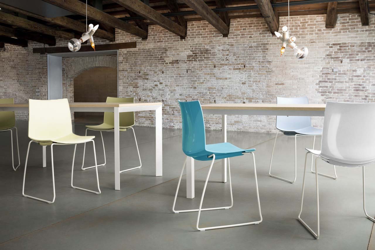 Główna galeria - Krzesło kawiarniane KANVAS Z firmy GABER - Made in ITALY - Kolor Piaskowy (6)