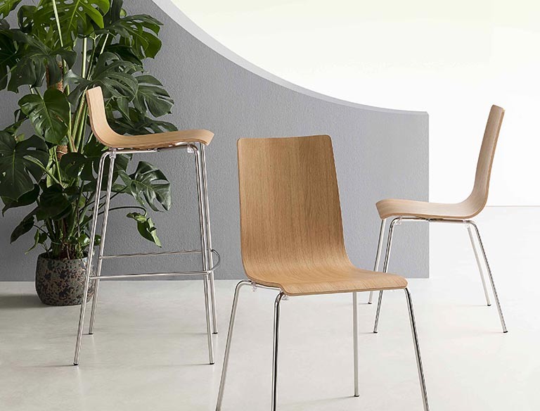 Główna galeria - Krzesło barowe / HOKER LILA Stool 69 firmy GABER - Made in ITALY (4)