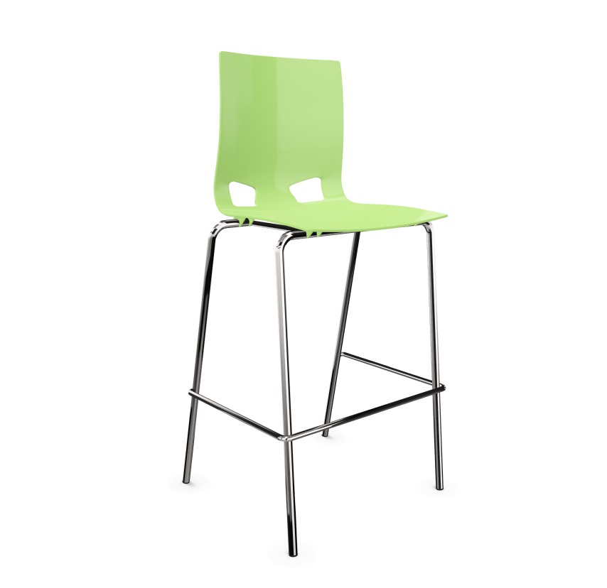 Główna galeria - Krzesło barowe / HOKER FONDO PP - Nowy STYL - Zielony (3)
