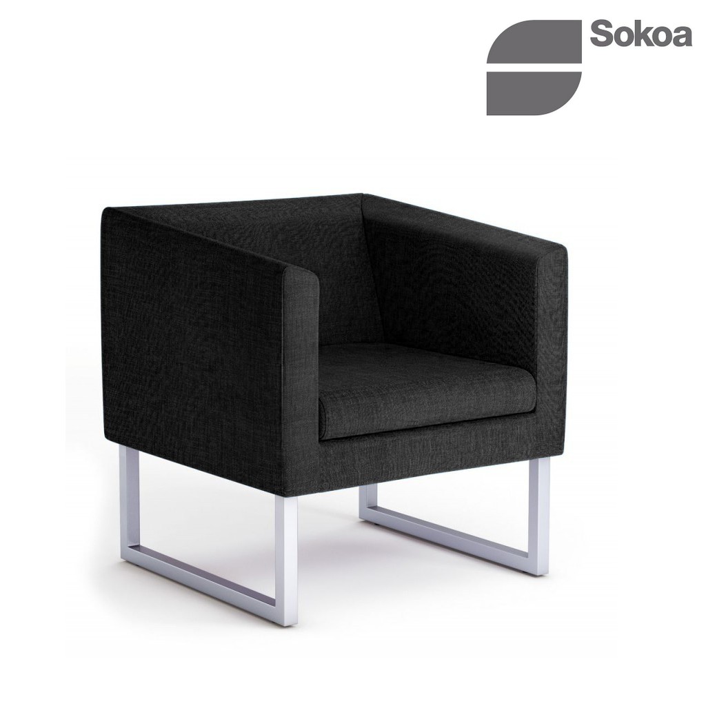 Główna galeria - Fotel PUNTA firmy SOKOA - Made in France - Czarny (8)