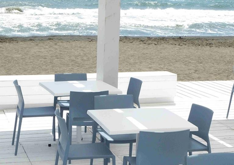 Główna galeria - Krzesło ogrodowe, kawiarniane, cateringowe GABER - BAKHITA k. Brązowy (5)