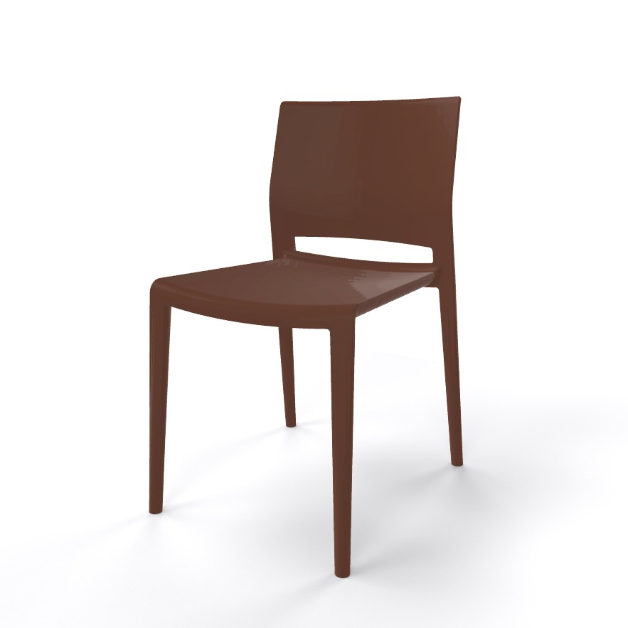 Główna galeria - Krzesło ogrodowe, kawiarniane, cateringowe GABER - BAKHITA k. Brązowy (8)