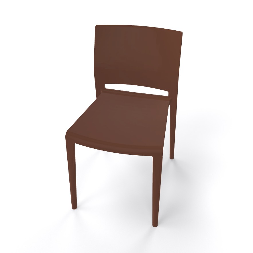 Główna galeria - Krzesło ogrodowe, kawiarniane, cateringowe GABER - BAKHITA k. Brązowy (9)