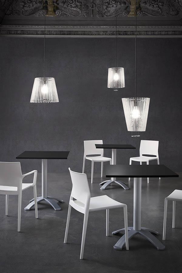 Główna galeria - Krzesło ogrodowe, kawiarniane, cateringowe GABER - BAKHITA k. Brązowy (11)