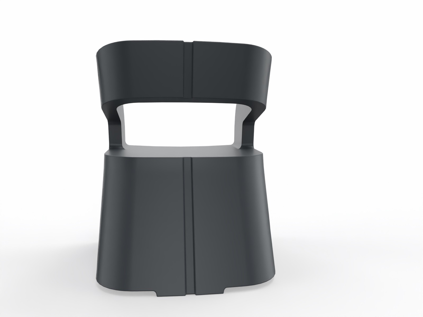 Główna galeria - Fotel z polietylenu KARLA firmy SOKOA - Antracyt (3)