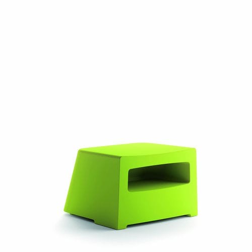 Główna galeria - Zestaw mebli FOTEL + PUFA SOKOA - KARLA - Polietylen Fotel Antracyt, Pufa Zielona (9)