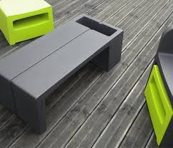 Główna galeria - Zestaw mebli FOTEL + PUFA SOKOA - KARLA - Polietylen Fotel Antracyt, Pufa Zielona (11)