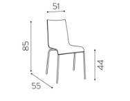 Główna galeria - Krzesło kawiarniane GGI - SCOUP - Dąb naturalny (5)