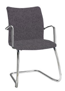 Krzesło konferencyjne SEDNA Nowy Styl - Majencia Szare PŁOZA