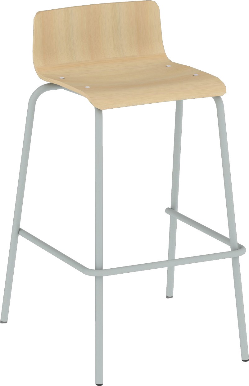 Krzesło barowe / HOKER SAXO firmy LAFA - Made in France