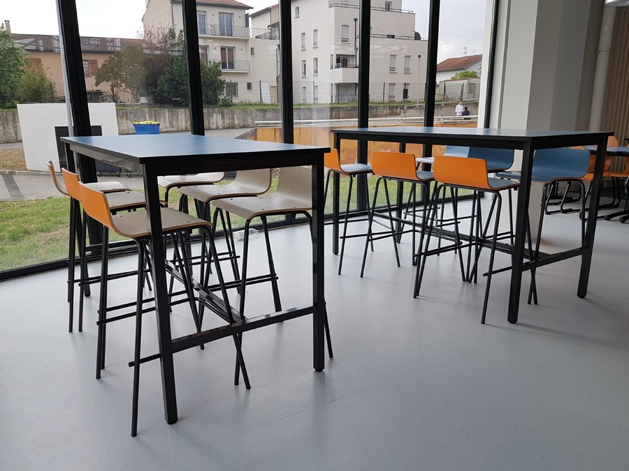 Główna galeria - Krzesło barowe / HOKER SAXO firmy LAFA - Made in France (3)