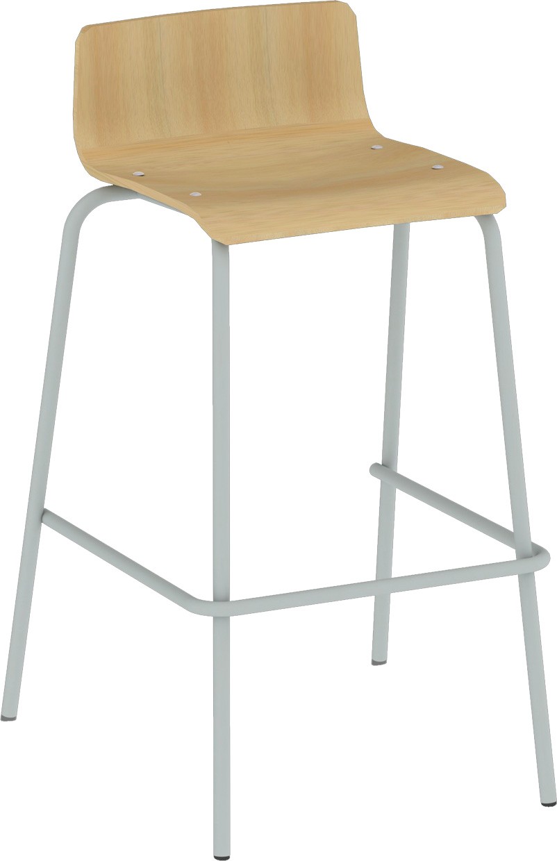 Główna galeria - Krzesło barowe / HOKER SAXO firmy LAFA - Made in France (4)