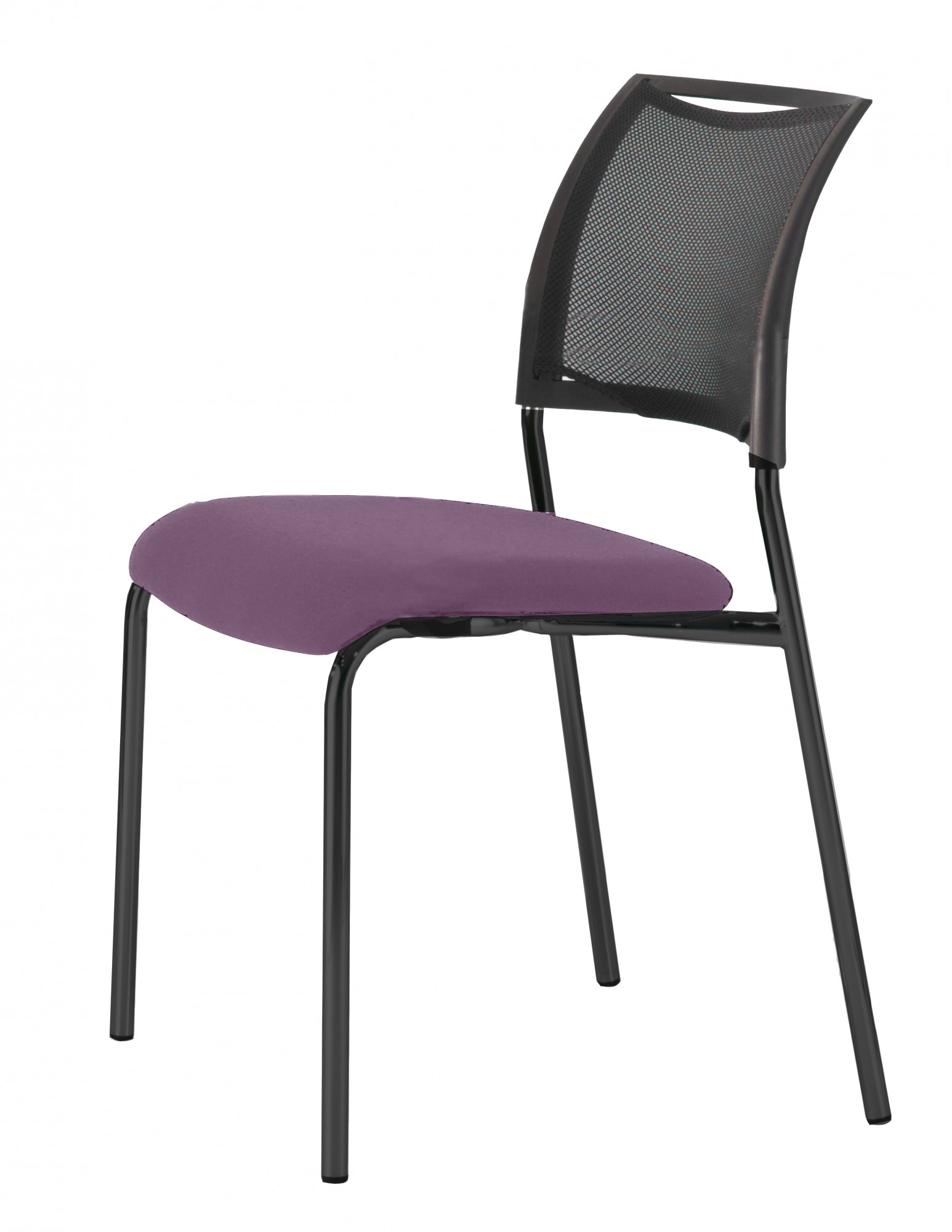 Główna galeria - Krzesło konferencyjne SOYA Nowy Styl - Majencia - Oparcie Siatka, Jasny Fiolet (3)
