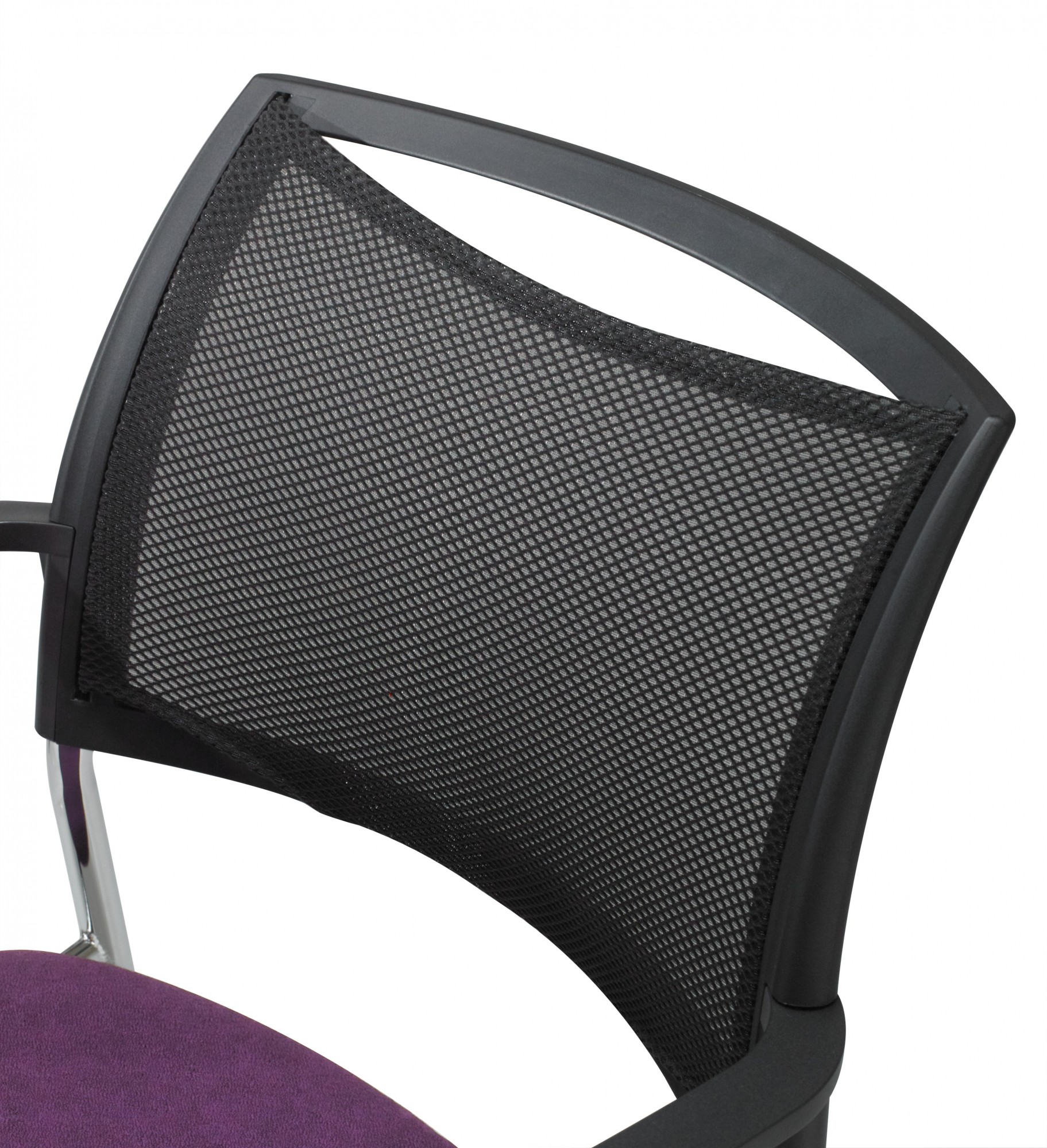 Główna galeria - Krzesło konferencyjne SOYA Nowy Styl - Majencia - Oparcie Siatka, Jasny Fiolet (5)