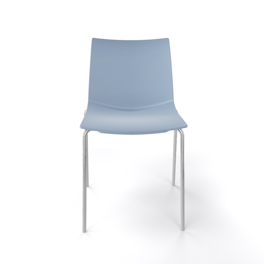 Główna galeria - Krzesło kawiarniane KANVAS NA firmy GABER - Made in ITALY - Jasno Niebieskie (4)