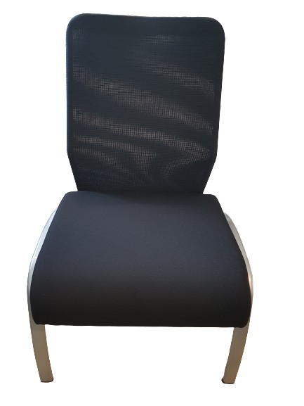 Główna galeria - Krzesło do poczekalni AINHOA firmy SOKOA - Czarne Wysokie oparcie - Made in FRANCE (2)