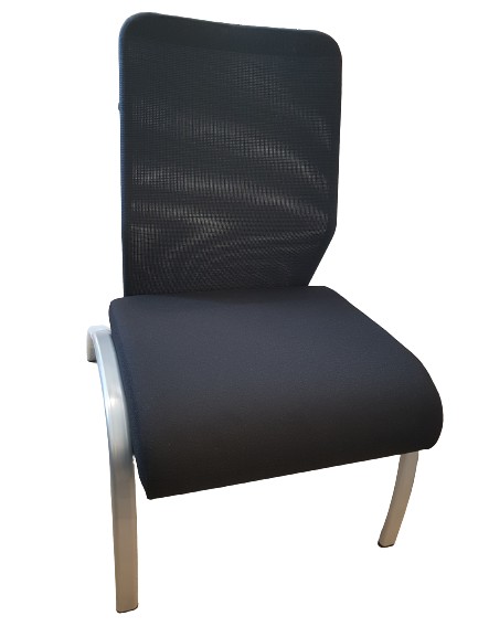 Główna galeria - Krzesło do poczekalni AINHOA firmy SOKOA - Czarne Wysokie oparcie - Made in FRANCE (3)