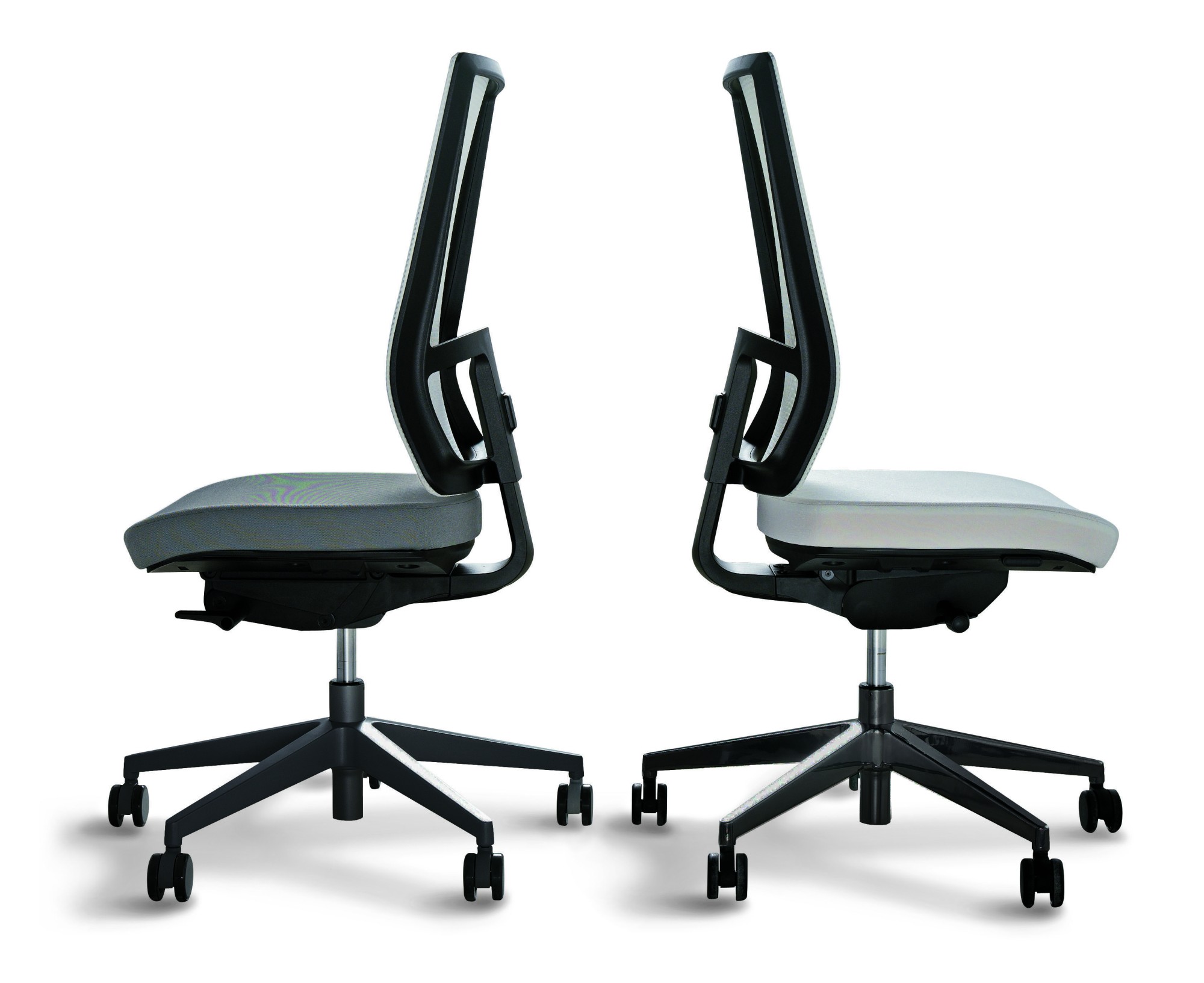 Główna galeria - Fotel Obrotowy VIEW Nowy Styl - Majencia - Szare, Oparcie Siatkowe (2)