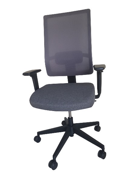 Główna galeria - Fotel Obrotowy VIEW Nowy Styl - Majencia - Szare, Oparcie Siatkowe (6)