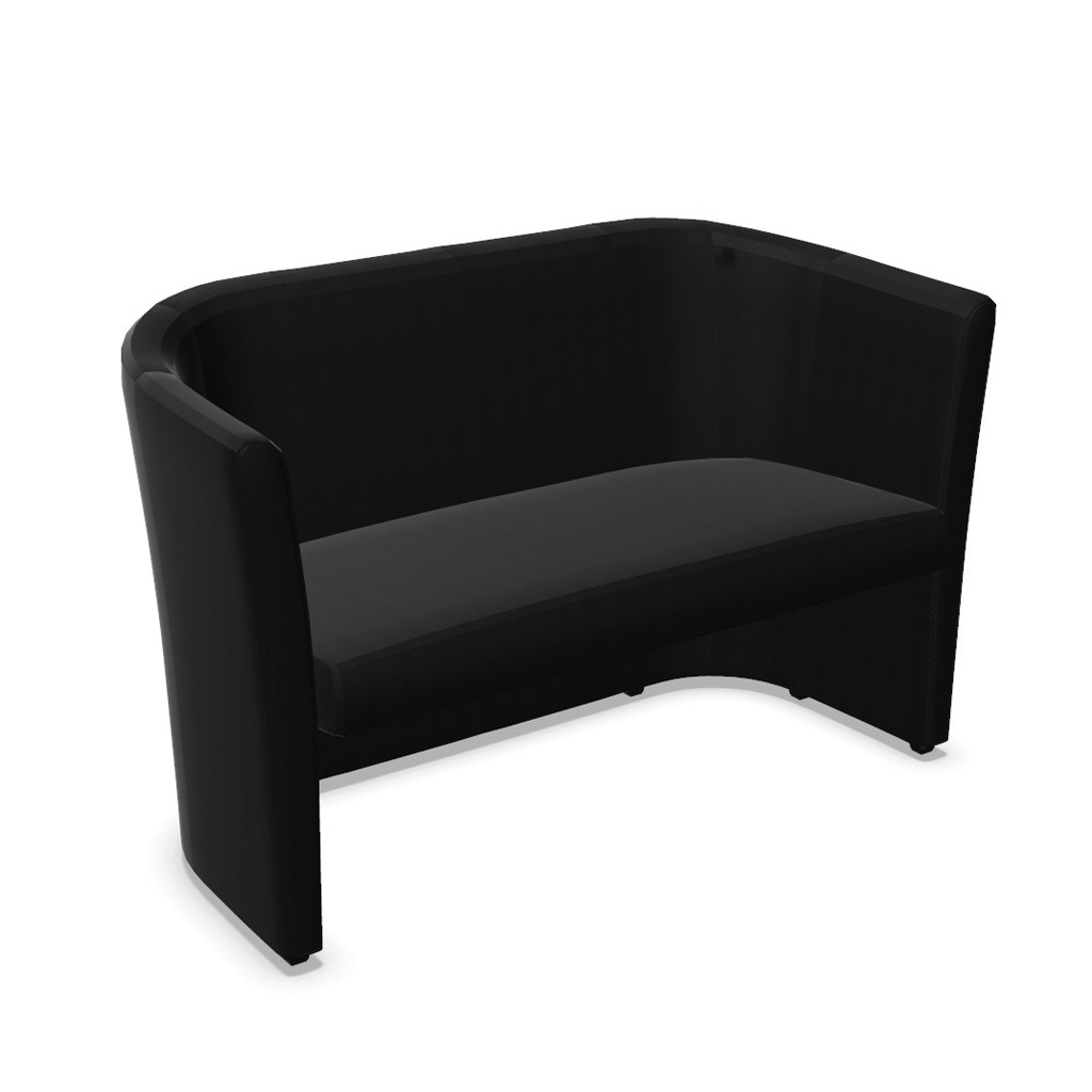 Sofa CLUB DUO czarna Nowy Styl
