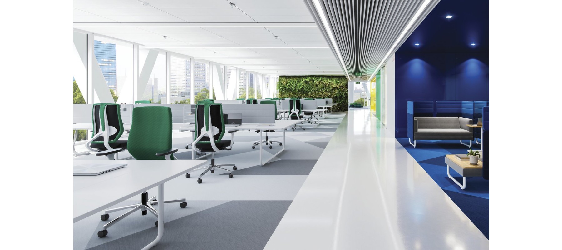 Krzesło obrotowe DENUO SWIVEL MESH PLUS - Nowy Styl Czarne