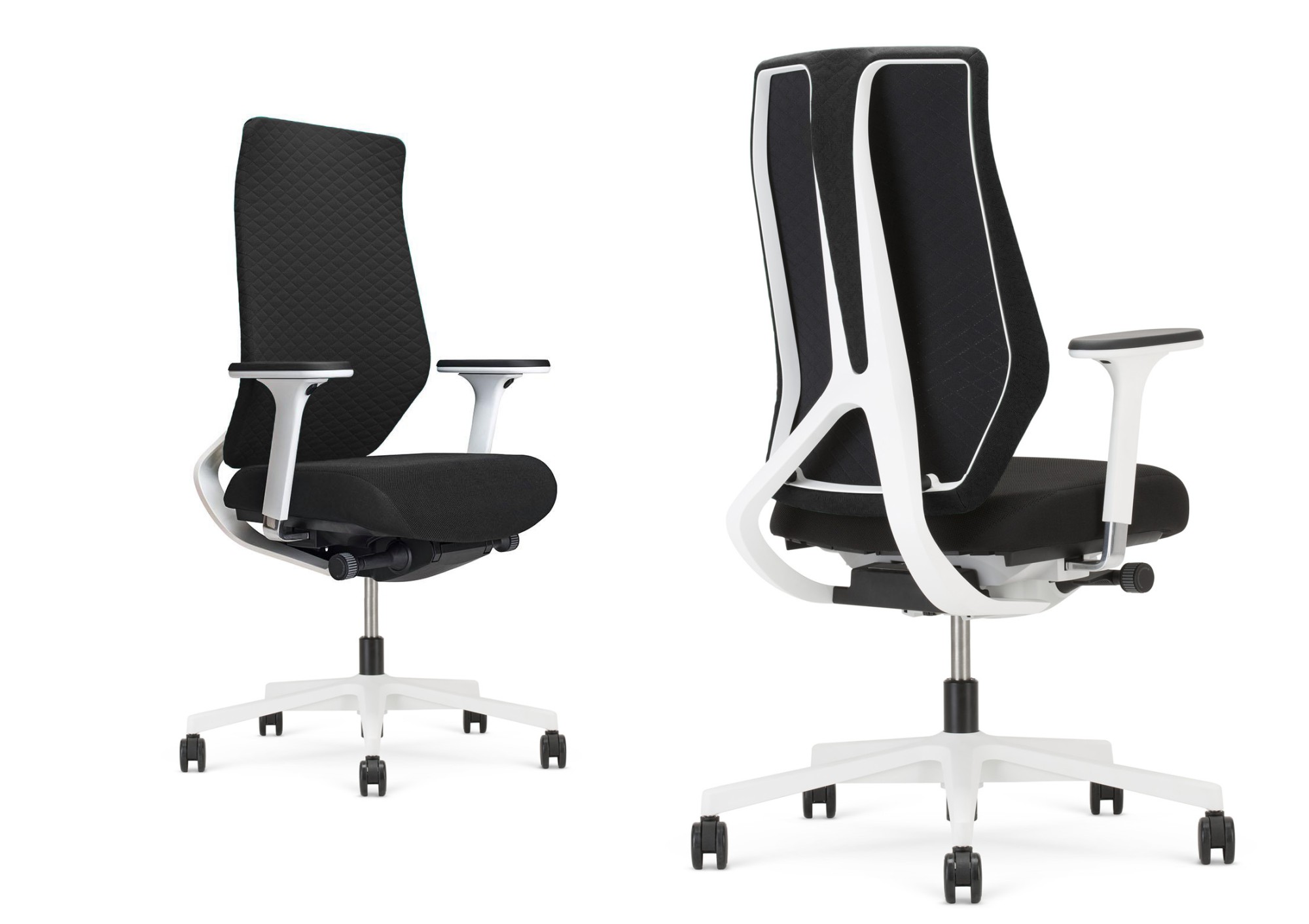 Główna galeria - Krzesło obrotowe DENUO SWIVEL MESH PLUS - Nowy Styl Czarne (6)