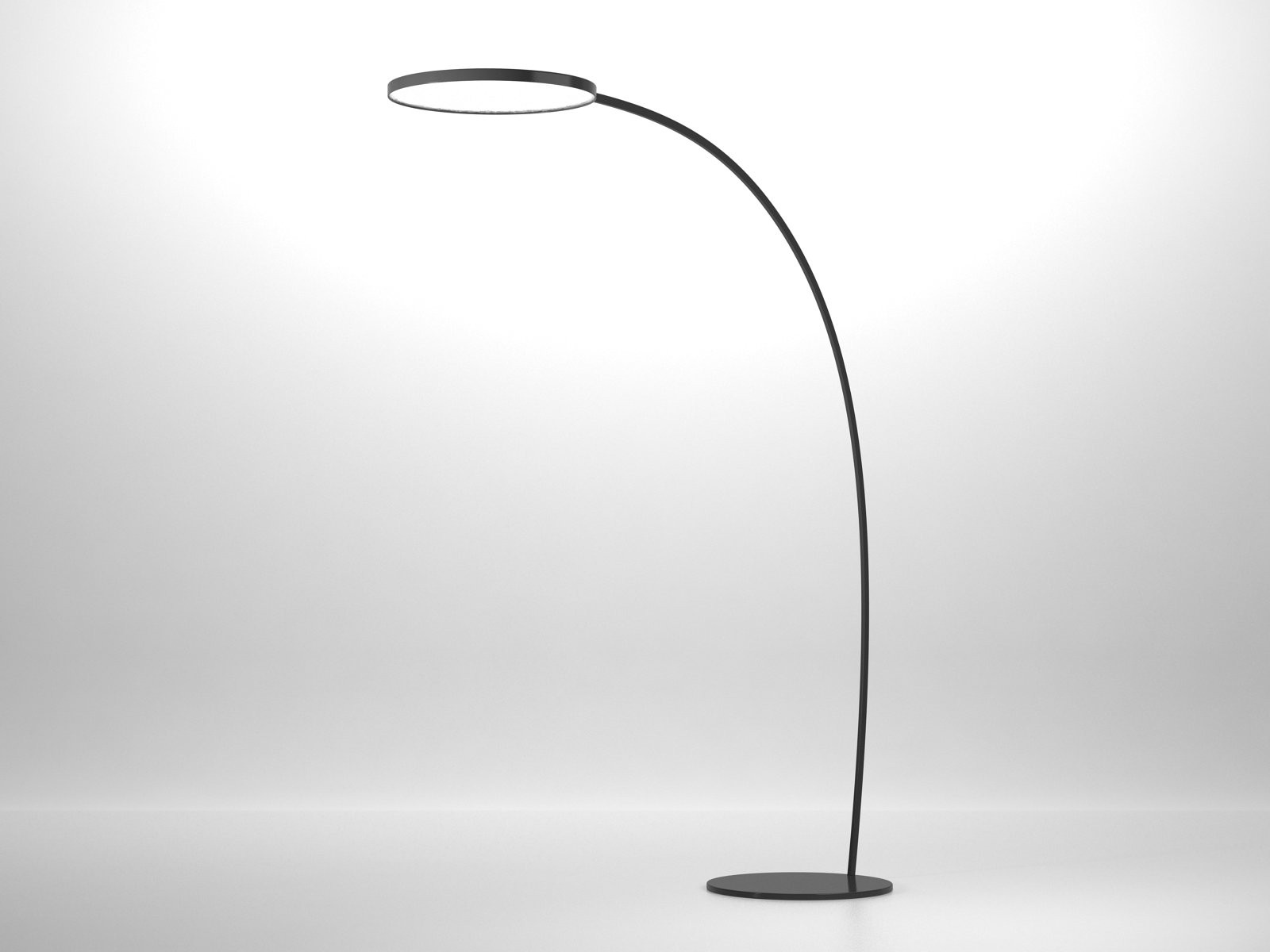 Główna galeria - Lampa łukowa, podłogowa BOW - LIGNE ROSET - kolor czarny (2)