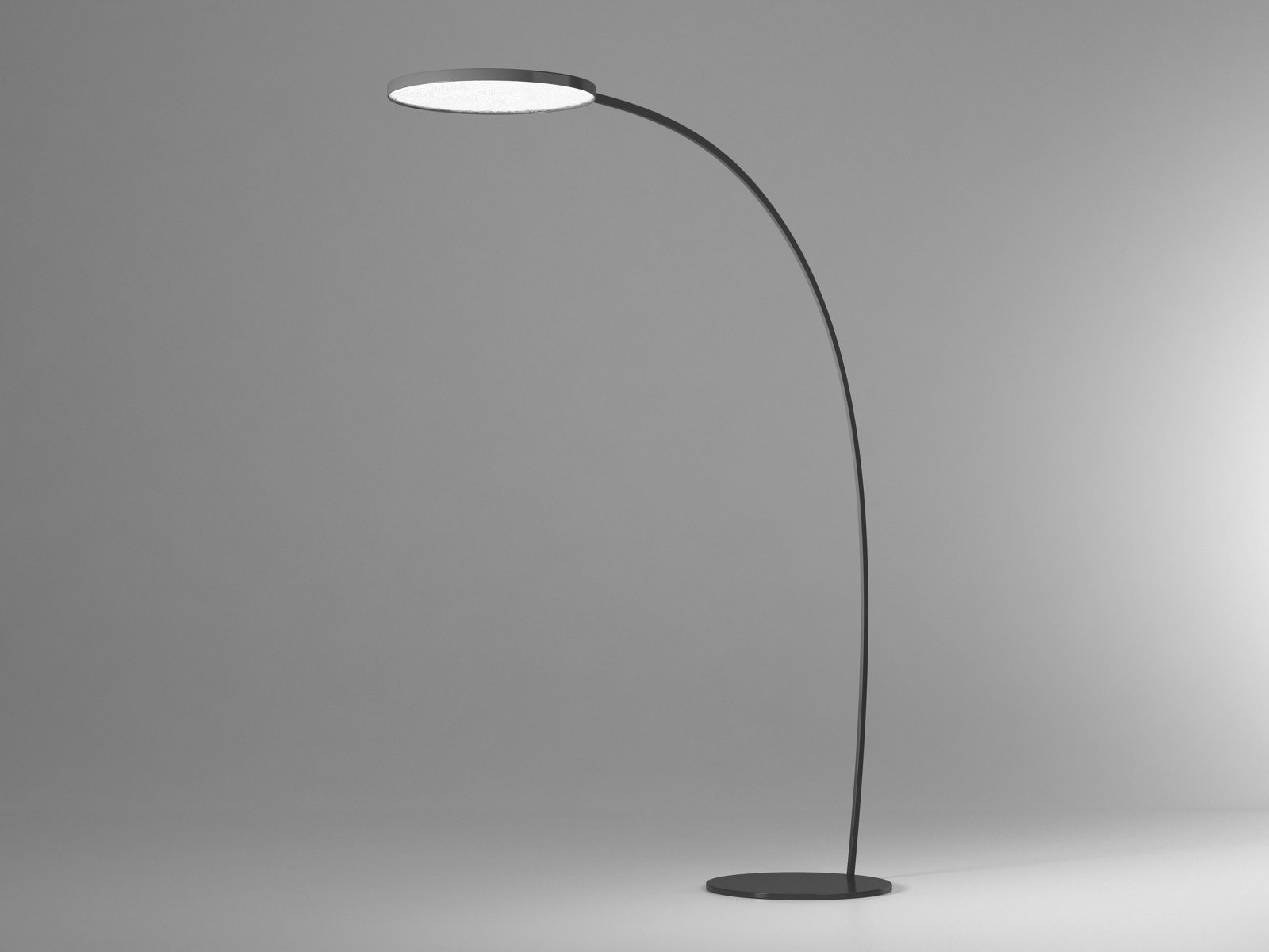 Główna galeria - Lampa łukowa, podłogowa BOW - LIGNE ROSET - kolor czarny (3)