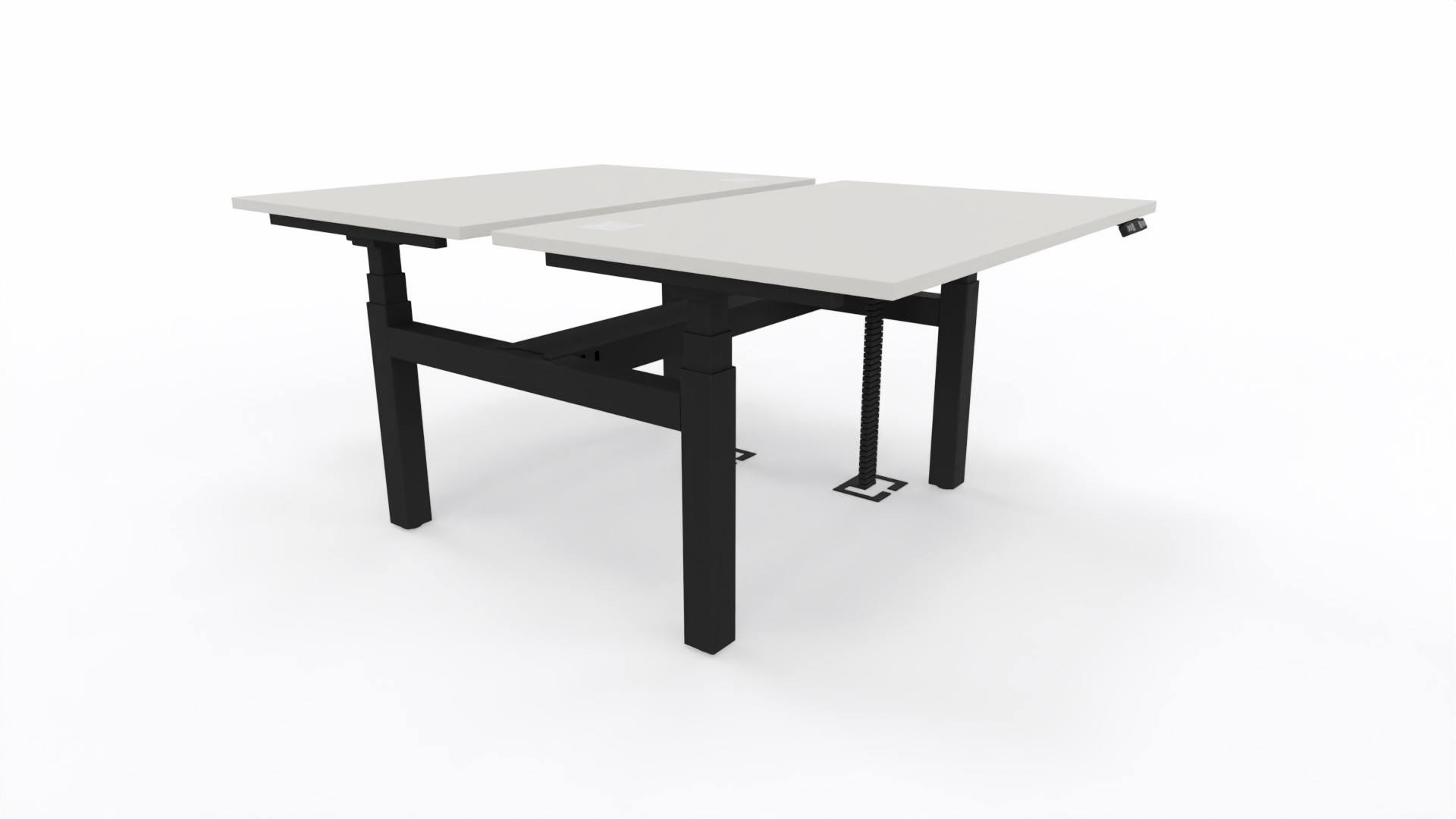 Biurko elektryczne podwójne, WORKBENCH eUP 3 Nowy Styl 2x1200x800