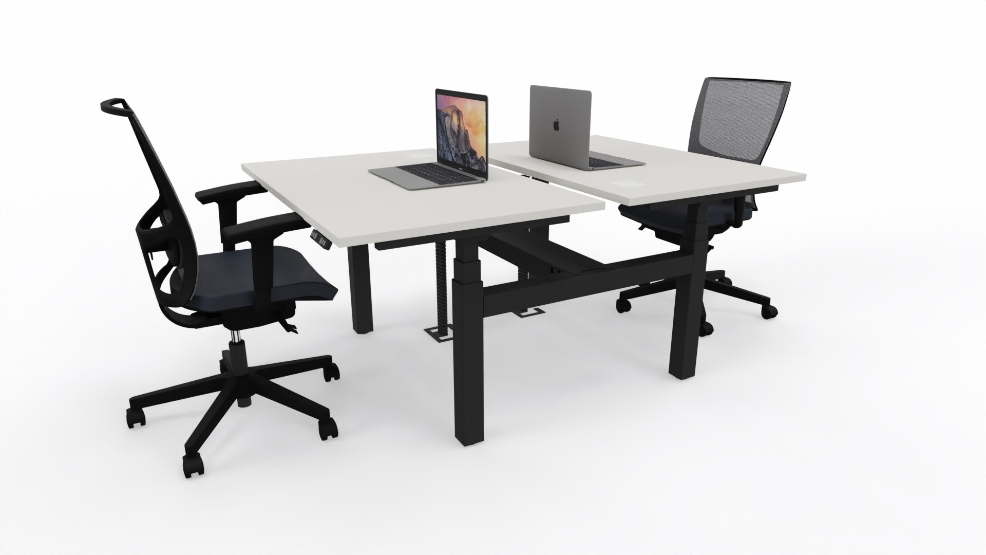 Główna galeria - Biurko elektryczne podwójne, WORKBENCH eUP 3 Nowy Styl 2x1200x800 (2)