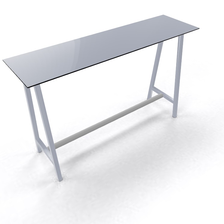 Główna galeria - Stół wysoki kawiarniany 180x50 GABER STEP wysokość 110 kolor Szary (4)